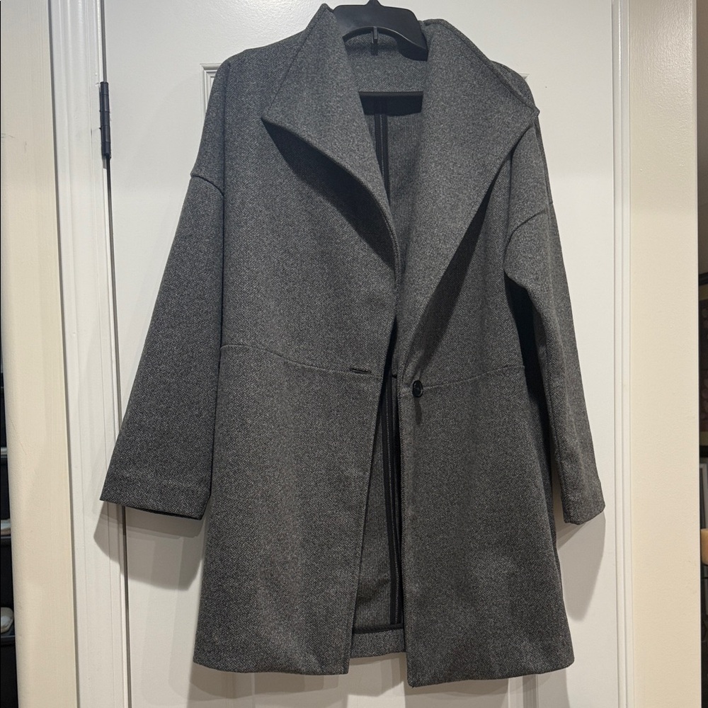 Banana Republic Charcoal Trench Coat